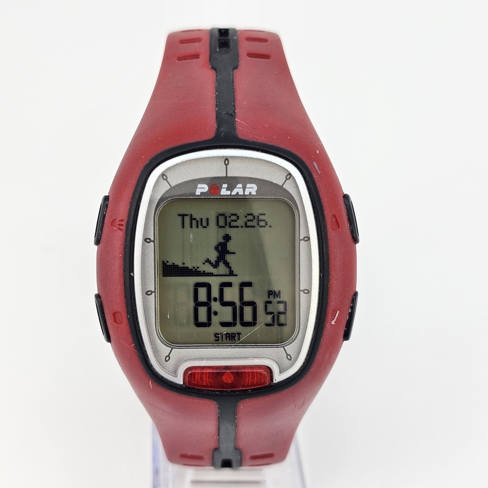 Polar RS 200 Heart Rate Monitor Fitness Activity Tracker Unisex Watch NewBattery
